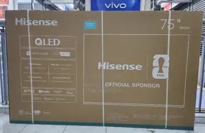 Hisense 75'' QLED 4K Smart TV Mfululizo wa Q6