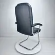 Executive PU Leather Visitor Chair - Black - 5
