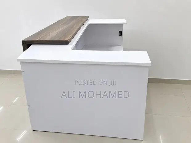 Used Receptionist Desk - White - 1