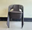All Weather Stackable Balcony Chairs (Set of 2) - 1
