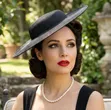 Occasion Hats: White Disc Fascinator Hat - 3