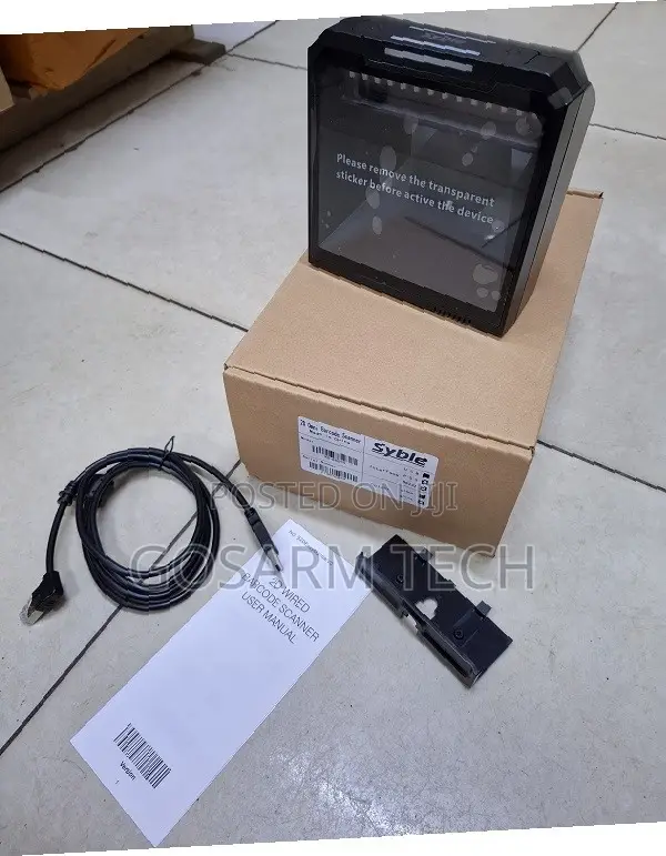 Syble 8808g Mountable Tabletop Barcode Scanner - 1