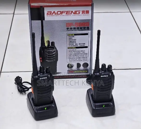 Baofeng BF-888S Two-Way Radio Walkie Talkies (2 Pack) - 1