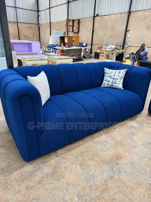 5 Seater Sofa Set - Blue