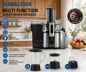 Globalstar 4-in-1 Food Processor - GS-CF600