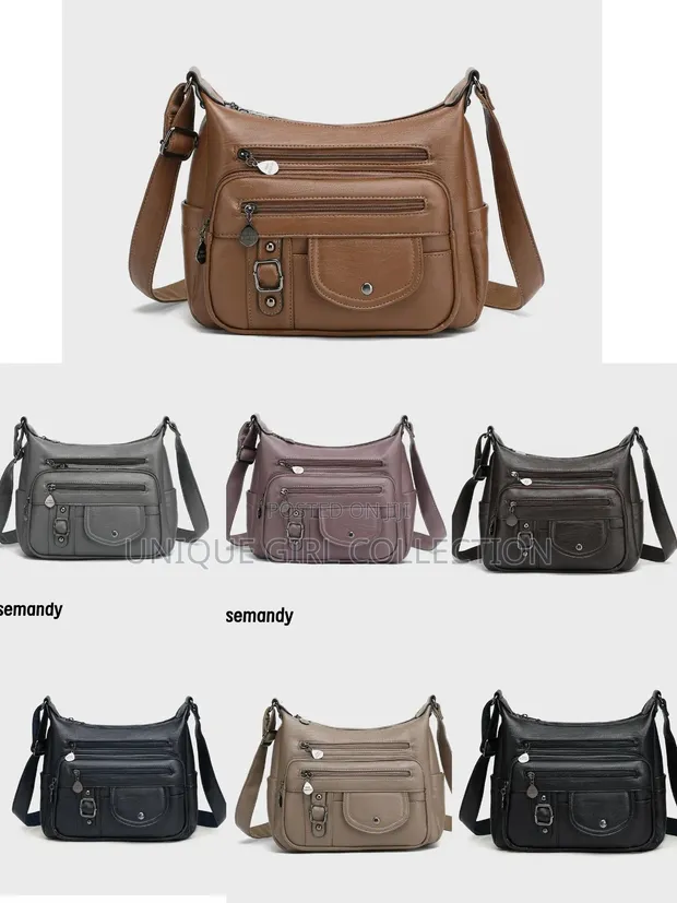 Rosemandy Multi-Pocket Crossbody Shoulder Bag - 1