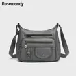 Rosemandy Multi-Pocket Crossbody Shoulder Bag - 3