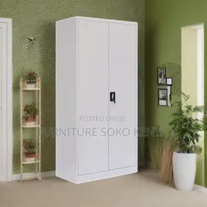 2-Door Metallic Office Storage Cabinet