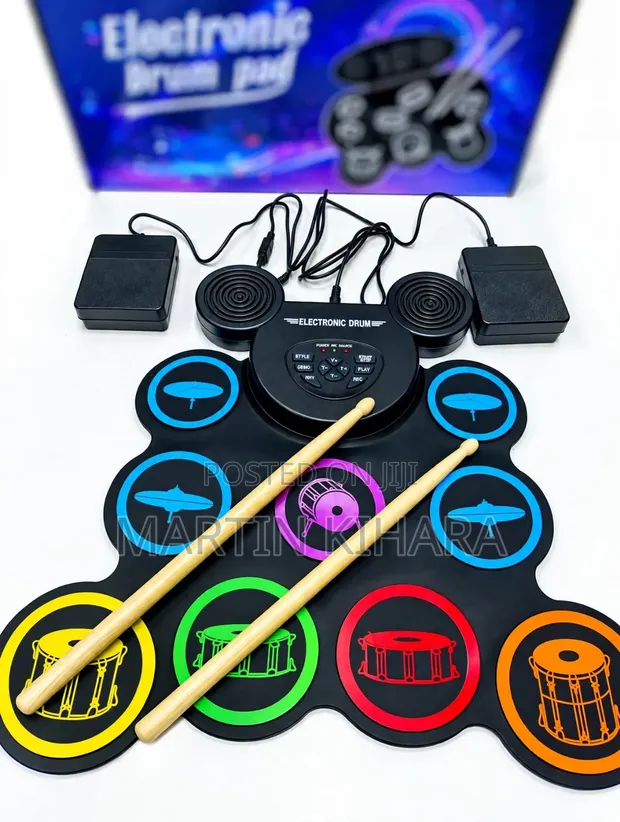 Rechargeable Electronic Drum Pad - 1