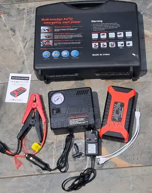 Powerful 99800mAh Car Jump Starter & Air Compressor