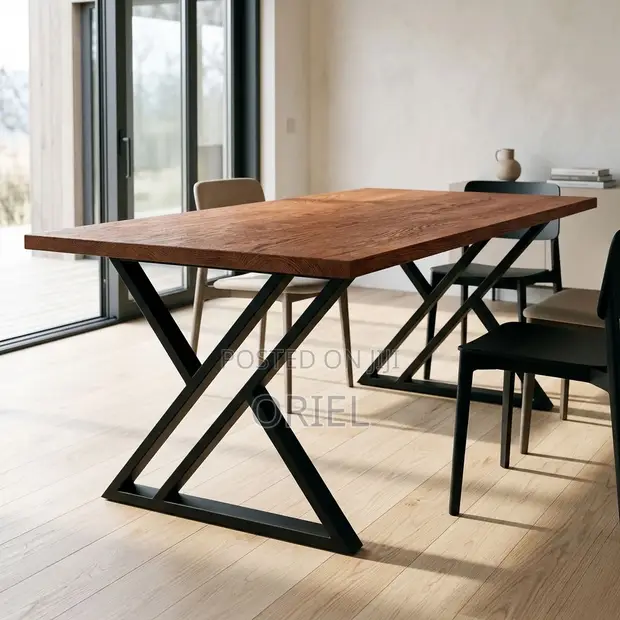 Custom Made Computer Desk - Brown - 1