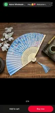 Premium Luxury Bamboo Hand Fans - 3