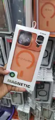Orange MagSafe-Compatible Shockproof Case for iPhone 17 Pro Max - 2