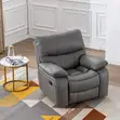 One Seater Recliner Leather Sofa - 1