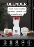 Blender Mpya 700W 1.6L Isiyovunjika 4-in-1 & Kiwanda cha Nyama - 3