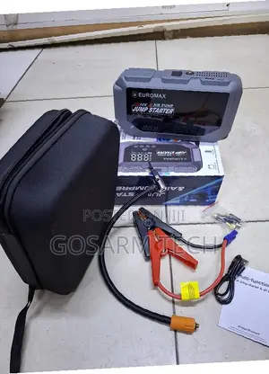 Euromax 12V Portable Car Battery Jump Starter Booster