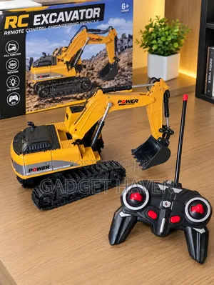 Remote Control Excavator Toy for Kids
