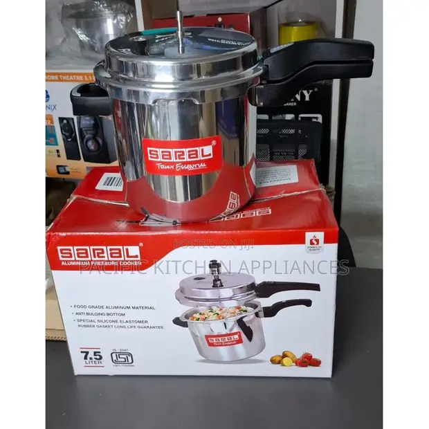 Saral 7.5-Litre Pressure Cooker - 1