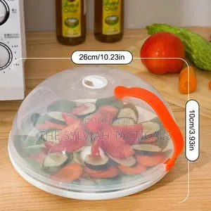 Transparent 26cm Microwave Cover