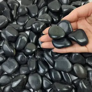 Mawe ya Obsidian Nyeusi Yaliyong'arishwa