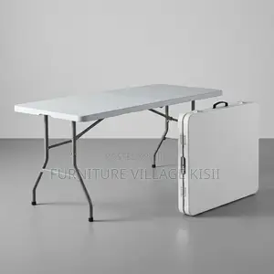 Portable White Folding Table