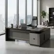1.8m Imported Boss Desk with Side Extension - 2