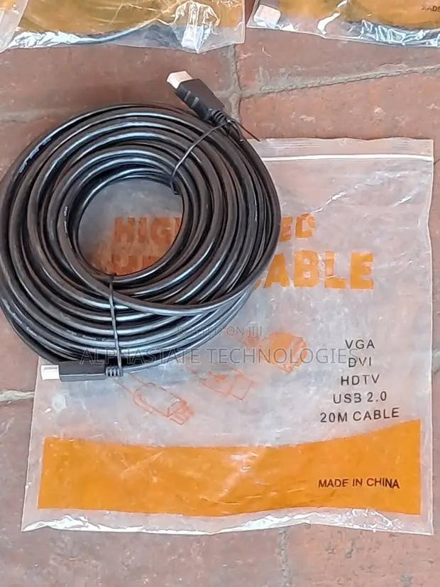 20m HDMI Cable for Decoder, TV, Projector - 1