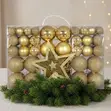 101-Piece Multi-Style Christmas Tree Ornament Balls Kit - 1