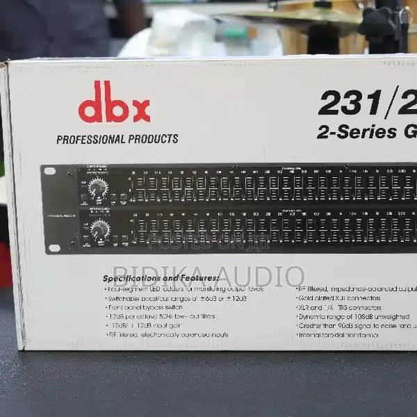 DBX 231/231sub 2 Series Graphic Equalizer - 1
