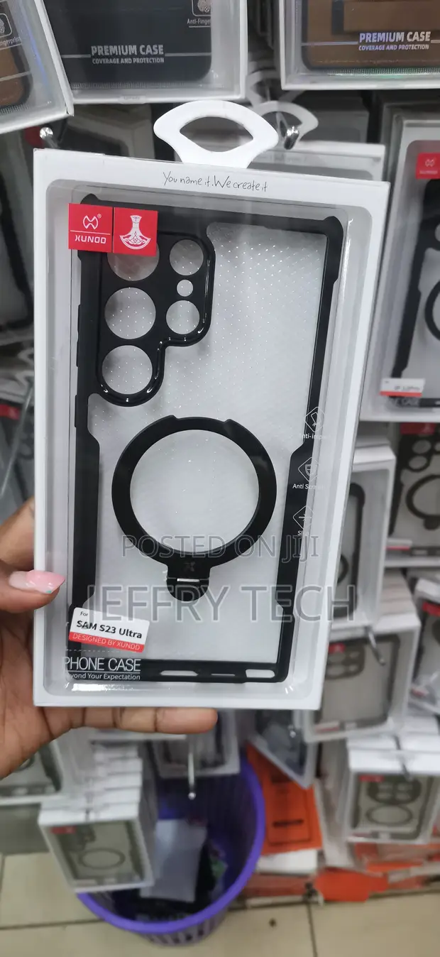 Xundd Magnetic Case na Ring Stand kwa Samsung Galaxy S23 Ultra - 1