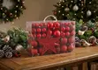 101-Piece Classic Red Christmas Tree Ornament Set - 3