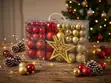 101 Pcs Classic Noel Multi-Finish Bauble & Star Topper Pack - 2