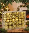 101 Pcs Deluxe Regal Red & Gold Christmas Ornament Box - 3