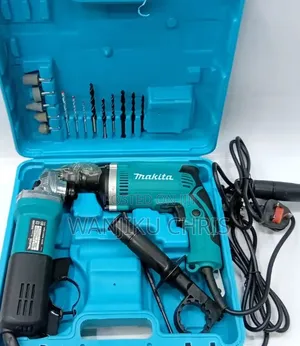 Makita Combo Set Nzito: Angle Grinder & Drill