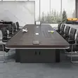 2.4M Modern Executive Wooden Boardroom Table - 1