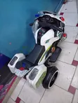 Police Themed Electric Ride-On Bike for Kids - 2