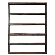 Industrial-Style 5-Tier Open Bookshelf - 4