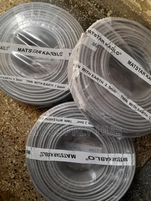 Matstar 2.5mm Twin Cable Na Earth, Roli ya 90m