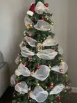 Holiday Ribbon Tree Decoration Tulle Mesh Roll Fabric - 2