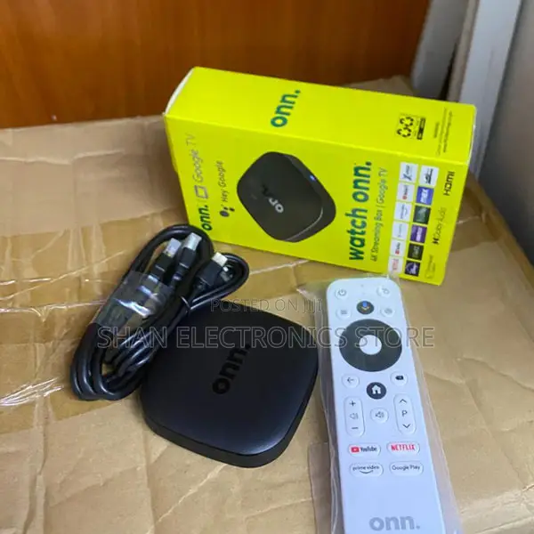 ONN 3rd Gen Google TV Streaming Box 8GB, Dolby Audio - 1