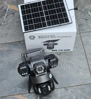 Kamera ya CCTV ya V380 Pro Triple Lens Solar WiFi