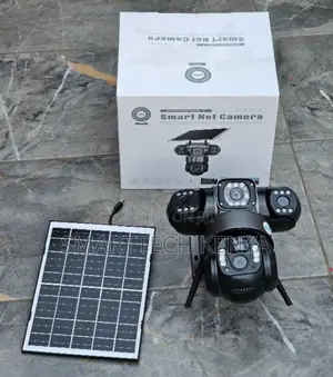 Kamera ya CCTV ya V380 Pro Triple Lens Solar WiFi