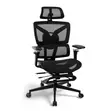 Breathable Black Mesh Backrest Office Chair - 5