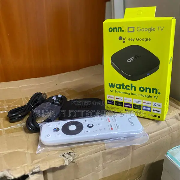 Onn 4K Google TV Streaming Box - 1