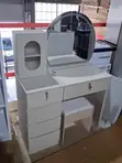 White Modern Vanity Dressing Table - 4