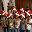 3 Pcs Merry & Bright Snowman Santa Hats - 2