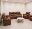 7-Seater Leather Recliner Set - 1