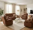 7-Seater Leather Recliner Set - 4