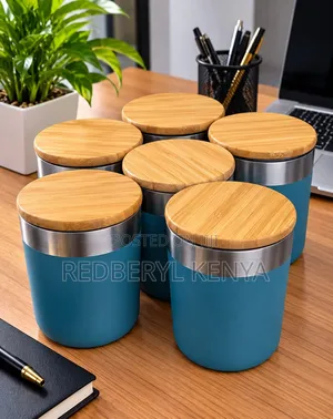 Laren Mug ya Insulated na Bambaa Lid (300ml)