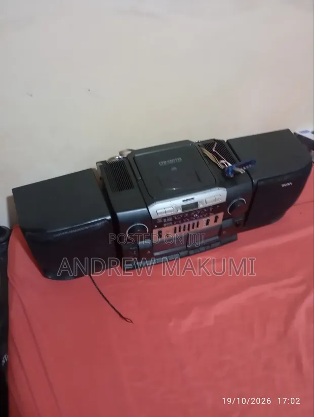 Sony Radio Cassette Player with USB & Bluetooth - 1